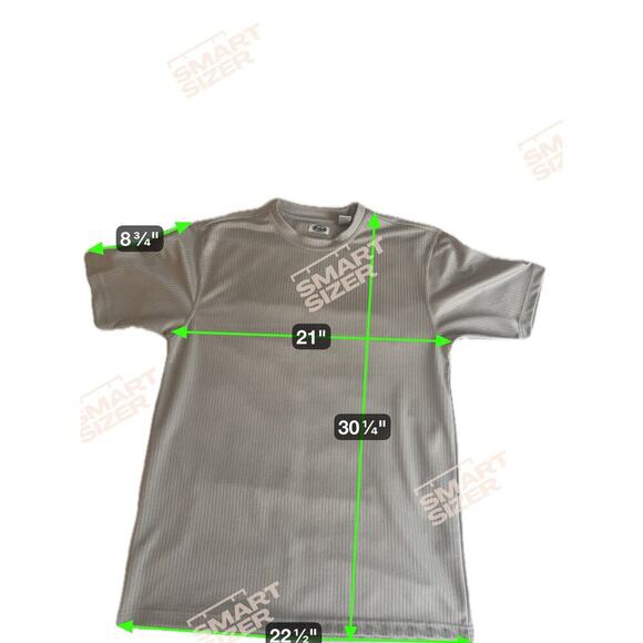 Pavo Men's Size L Crew Neck Grey Short sleeved Shirt Minimalist Casual Athletic - Picture 5 of 7